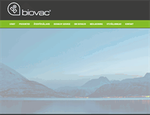 Tablet Screenshot of biovac.se